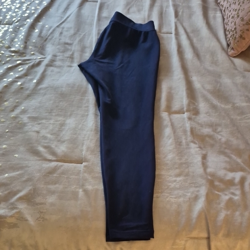 Lands' End Navy Leggings - Picture 3 of 4
